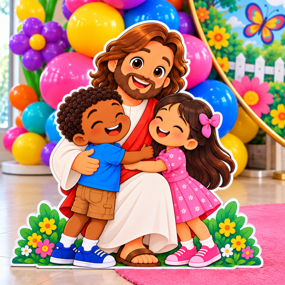 CULTO INFANTIL VOCÊ É UM PRESENTE DE DEUS + PLACA PARA DIA DAS CRIANÇAS. - Imagem 11