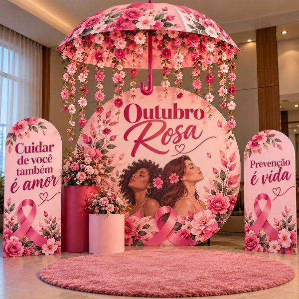 CENÁRIO OUTUBRO ROSA.🎀