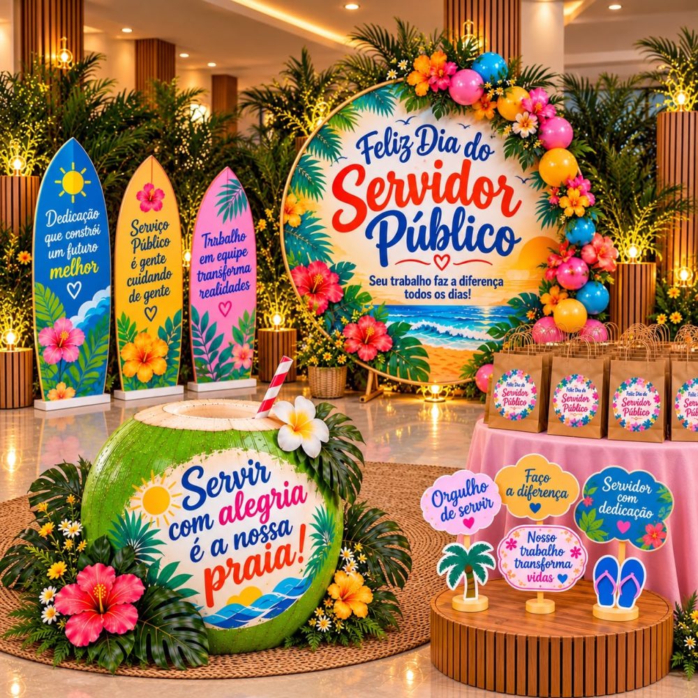 CENÁRIO PARA FESTA DIA DO SERVIDOR PÚBLICO. - Imagem 8