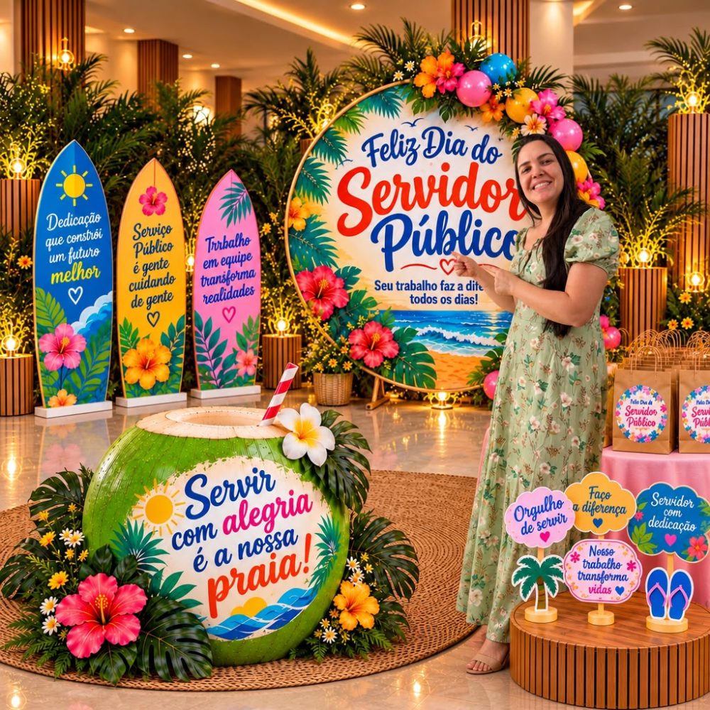 CENÁRIO PARA FESTA DIA DO SERVIDOR PÚBLICO. - Imagem 2