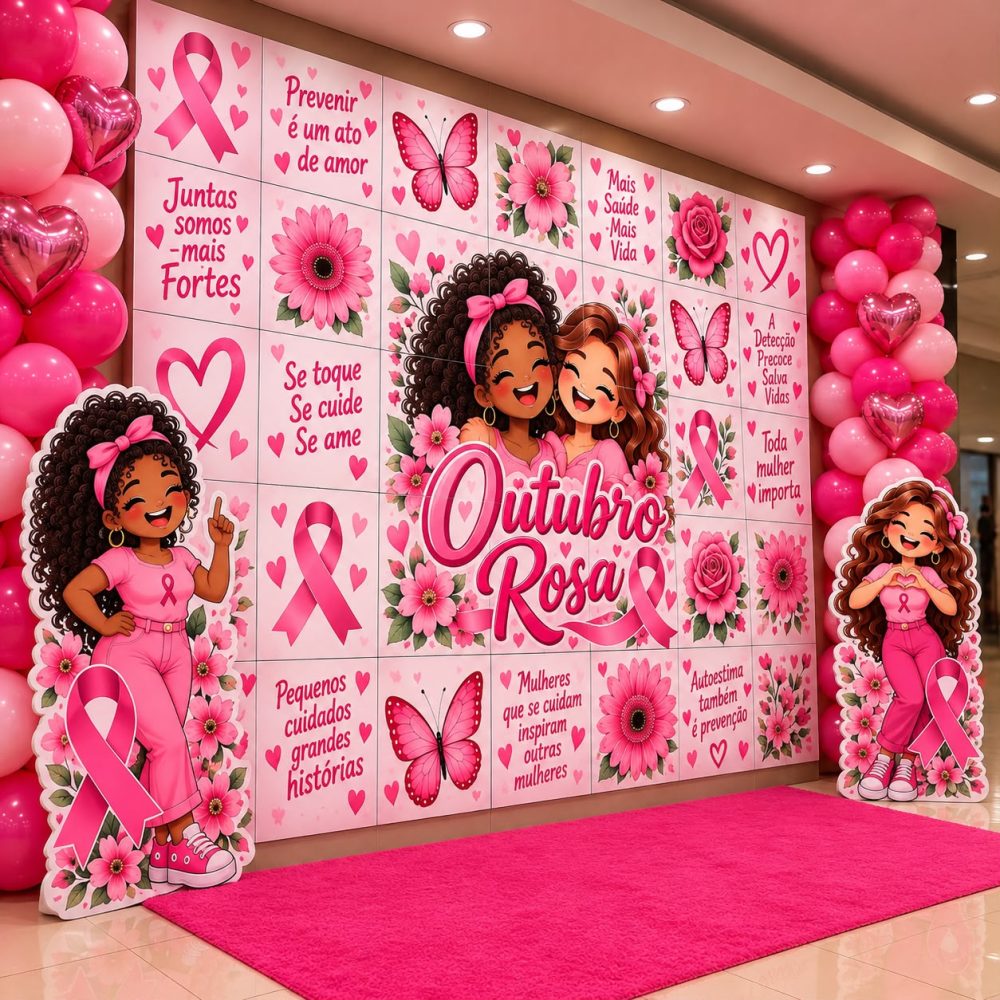 CENÁRIO PARA FOTO OUTUBRO ROSA. - Imagem 3